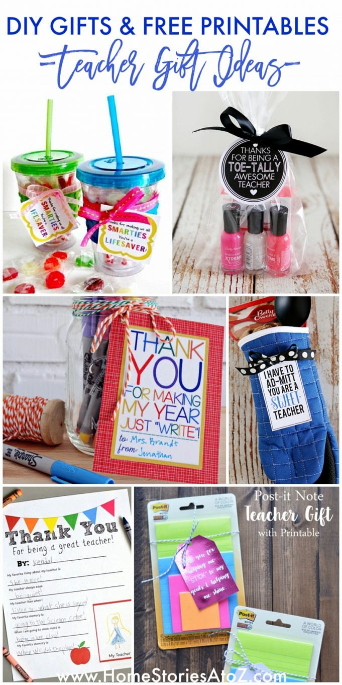 21 DIY Teacher Gifts They Will Love